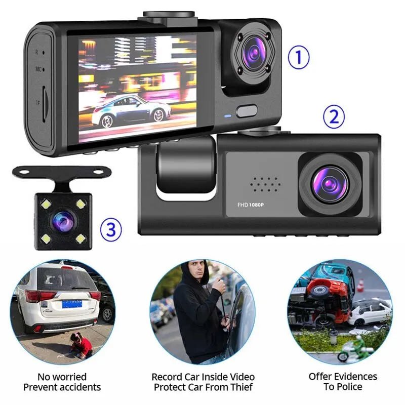 Baideluo Dual-Lens Dash Car Camera - OZPAK Tech