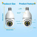 Firebox Surveillance Camera w Bulb Plug - OZPAK TECH