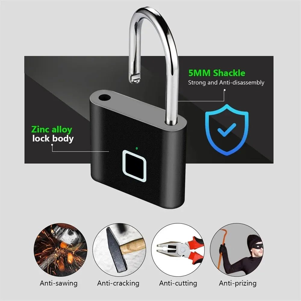 KERUI Smart Keyless Fingerprint Padlock - OZPAK TECH