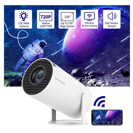 Smart Mini Projector for Home Cinema - Salange HY300 - OZPAK TECH