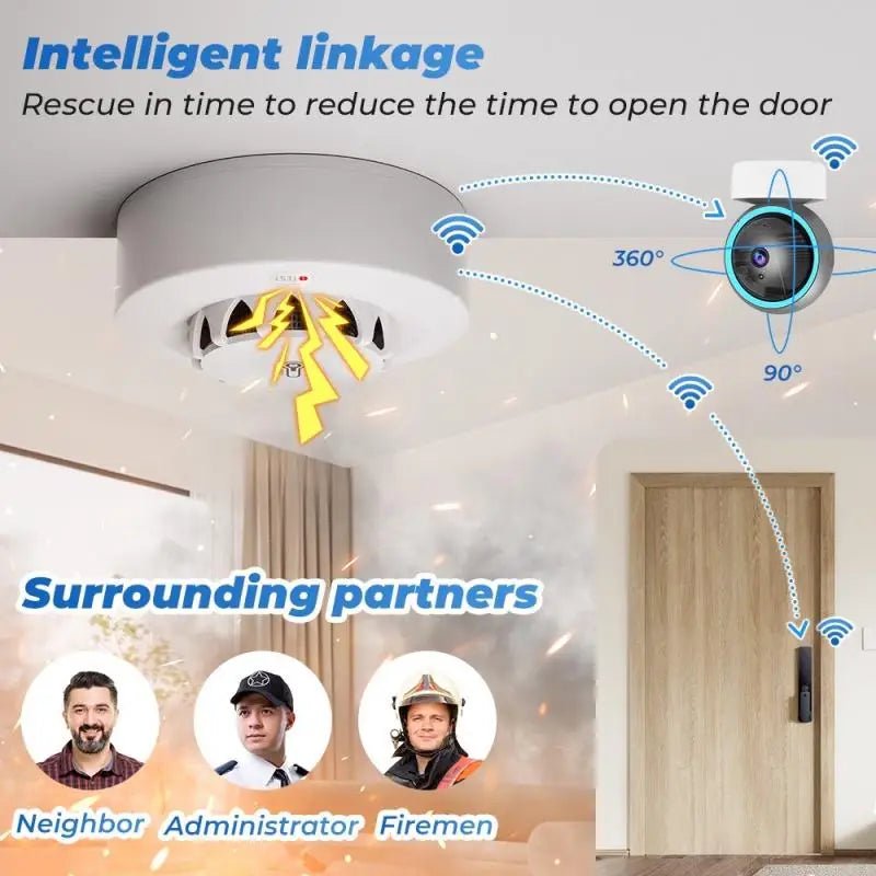 Tuya WiFi Smoke Alarm Detector - OZPAK TECH